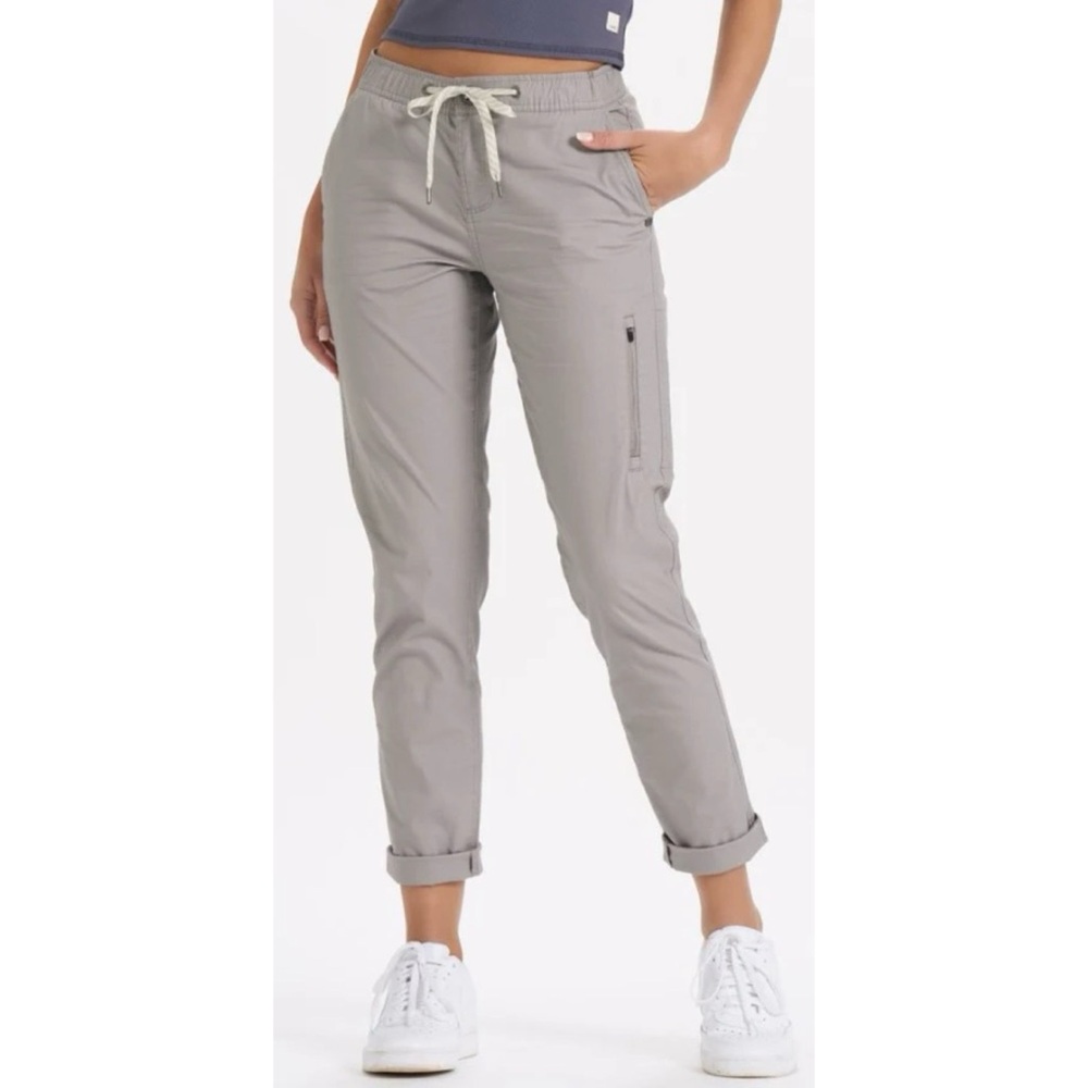 Vuori Light Gray Drawstring Joggers